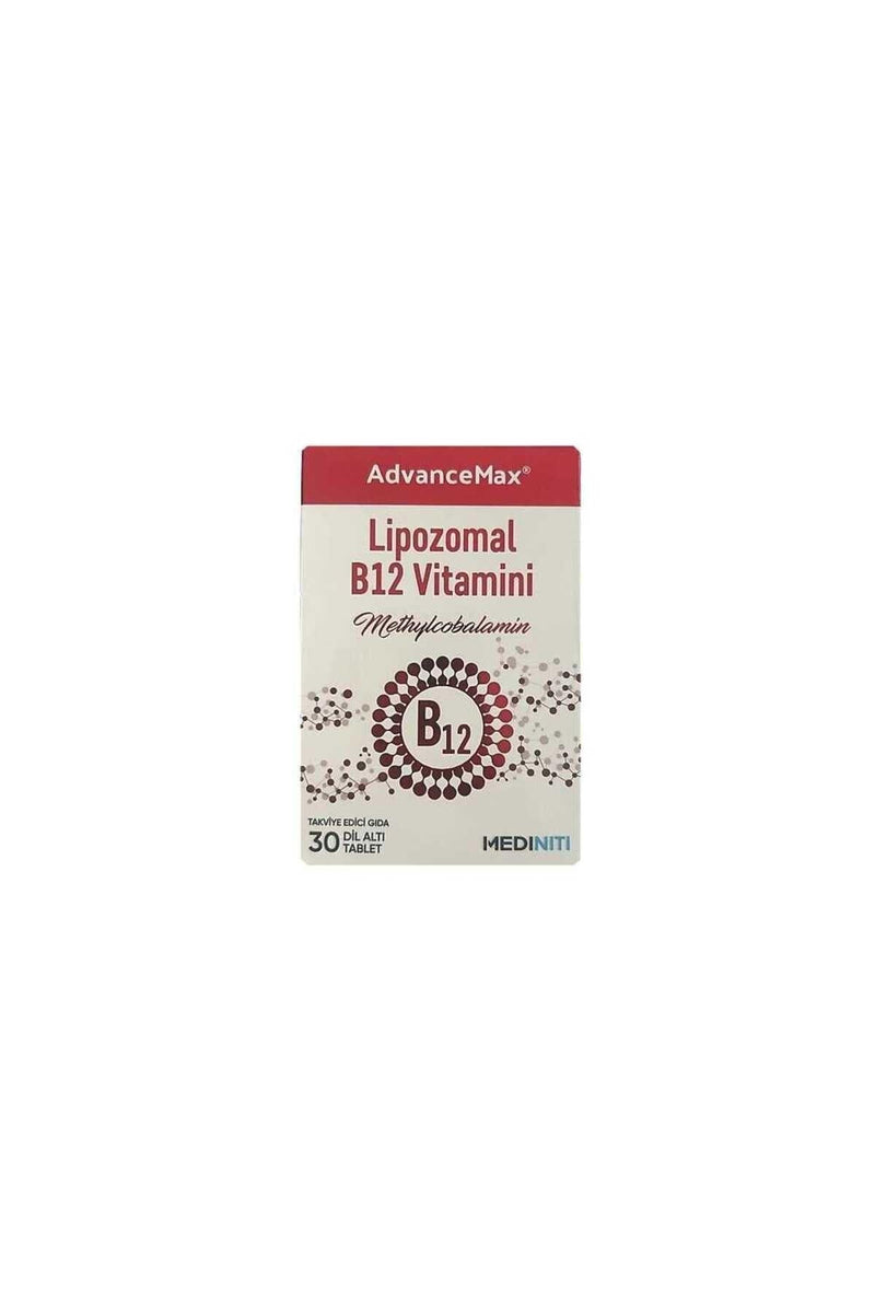 Advancemax Lipozomal B12 Vitamini 30 Dilaltı Tablet