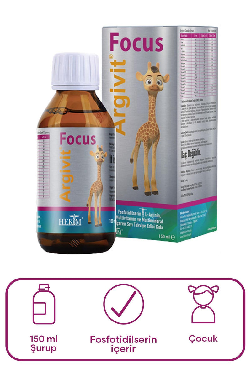 Argivit Focus Takviye Edici Gıda 150 ml