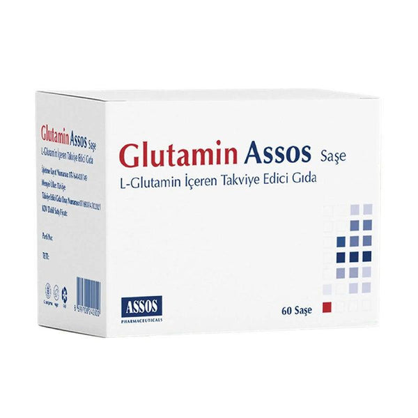 Assos Glutamin 60 Saşe - L Glutamin Içeren Takviye Edici Gıda