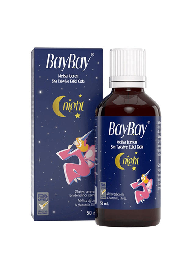 Baybay Damla Night Melisa İçeren Takviye Edici Gıda 50 ml