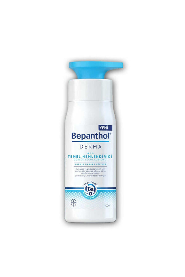 Bepanthol Derma Temel Nemlendirici Kuru Hassas Ciltler Losyon 400 ml