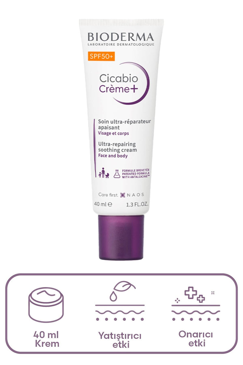 Bioderma Cicabio Spf50+ Cream 40 ml