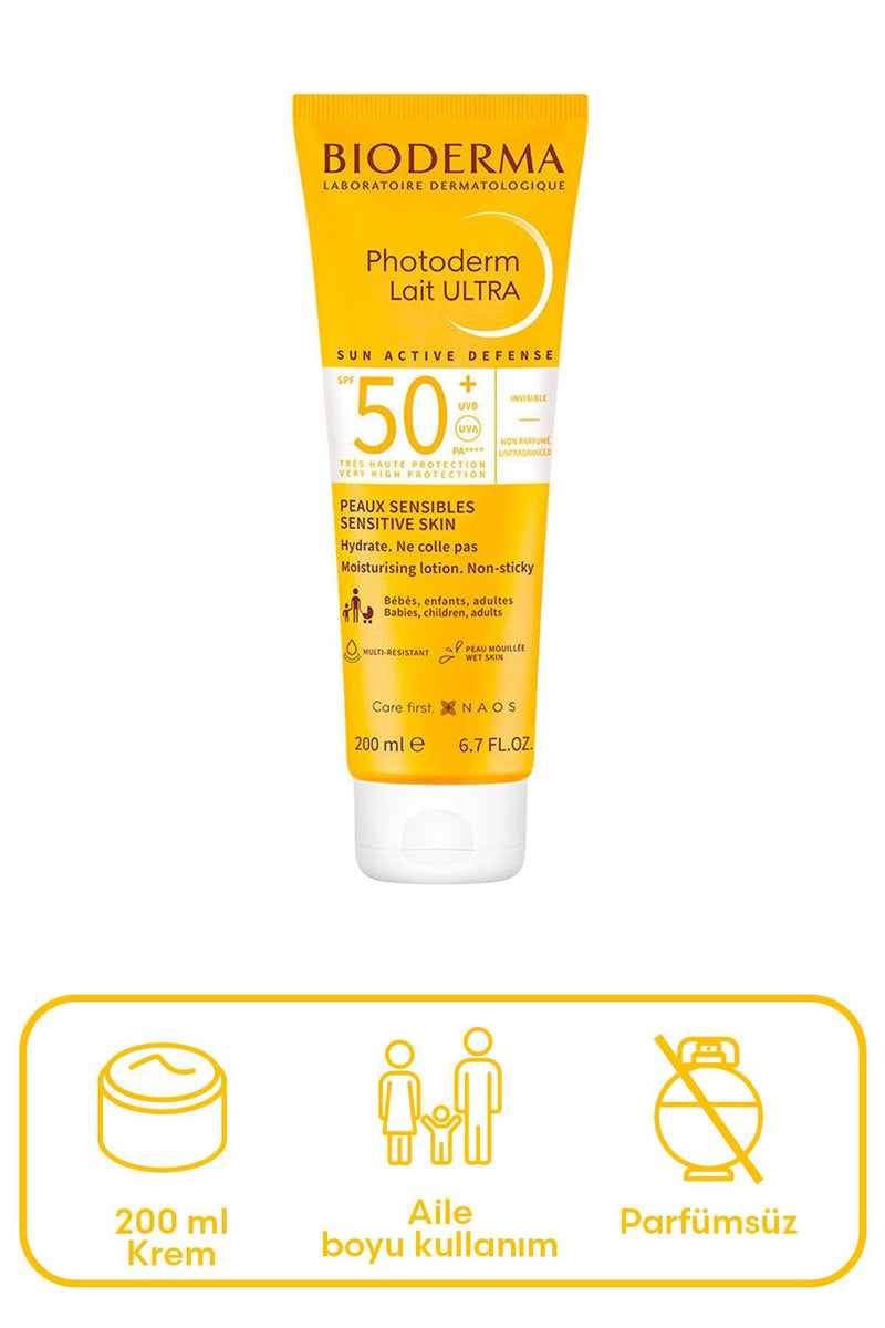 Bioderma Photoderm SPF 50+ Lait Ultra Güneş Losyonu 200 ml