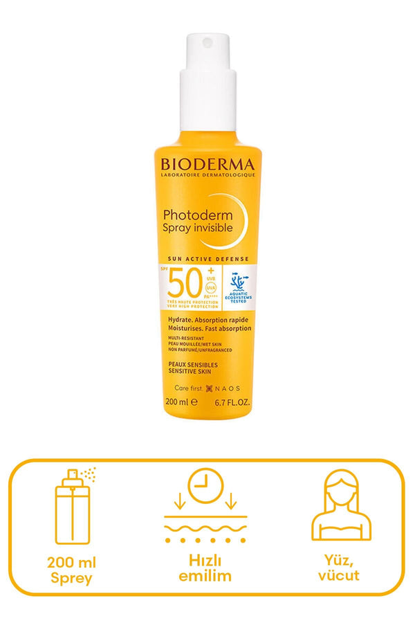 Bioderma Photoderm SPF50+ Güneş Koruyucu Sprey 200 ml