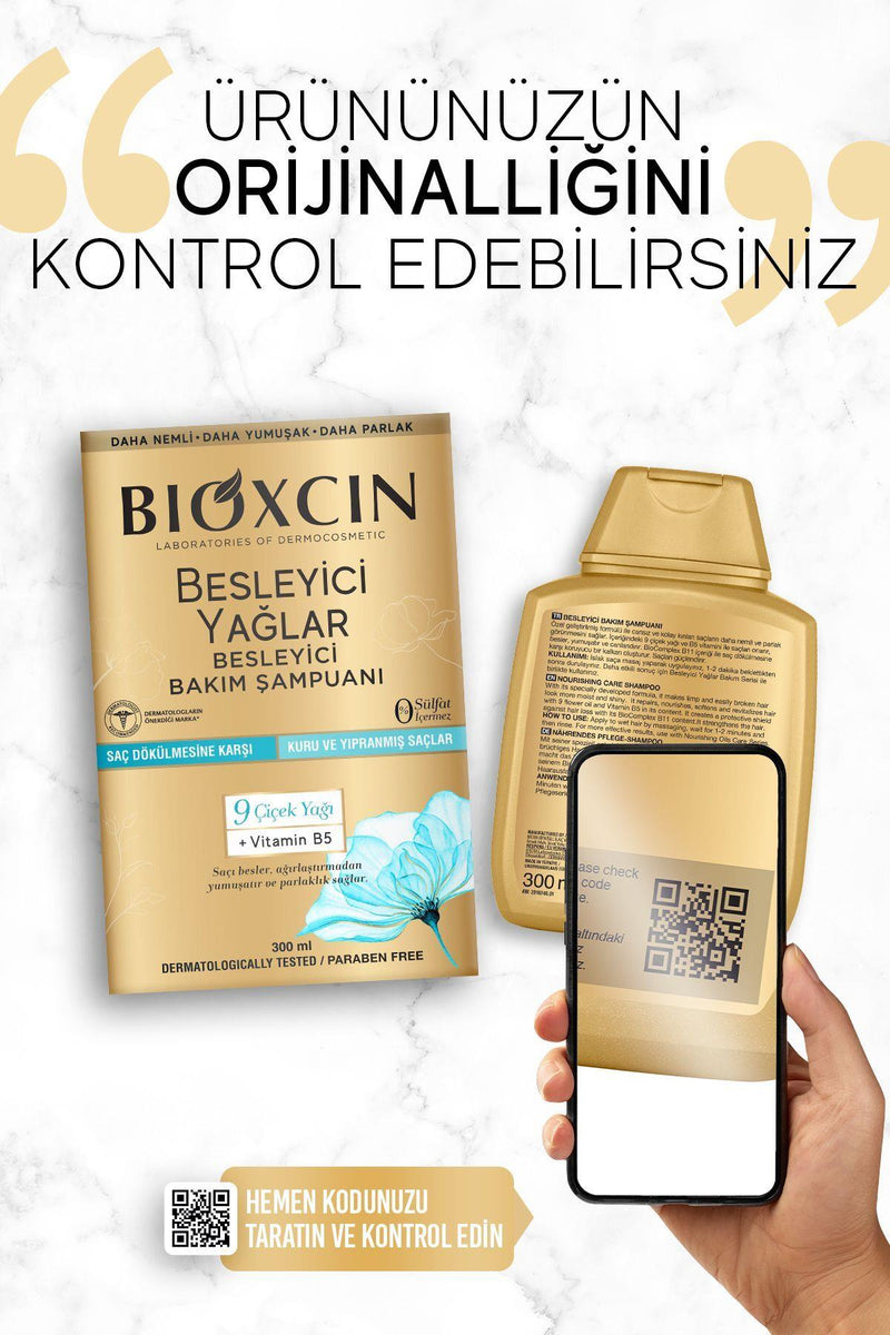 Bioxcin Besleyici Yağlar Bakım Şampuanı 300 ml