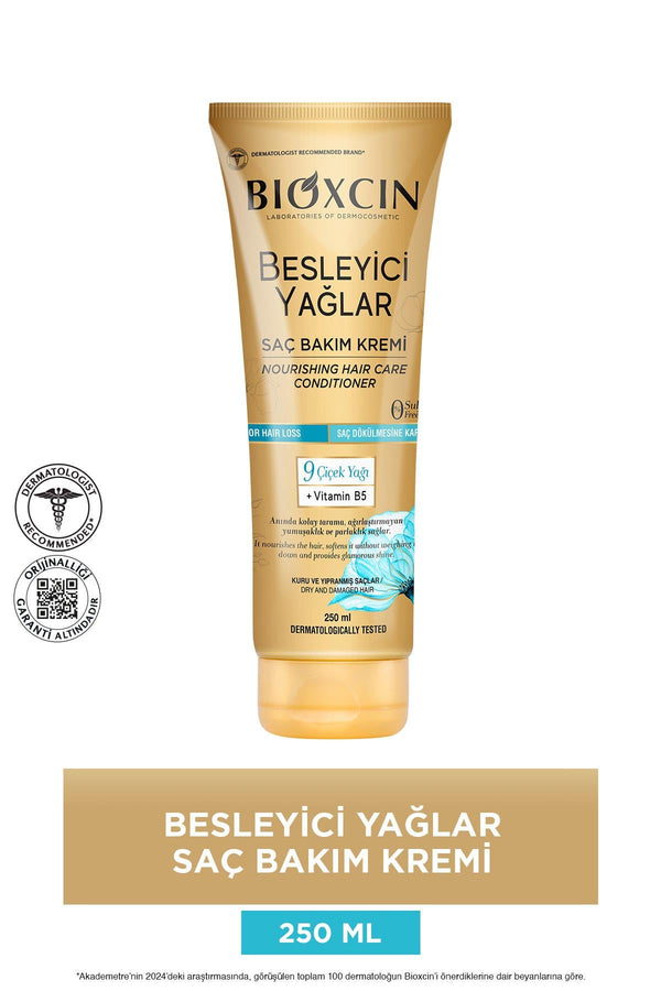 Bioxcin Besleyici Yağlar Saç Bakım Kremi (Kuru ve Yıpranmış Saçlar) 250 ml
