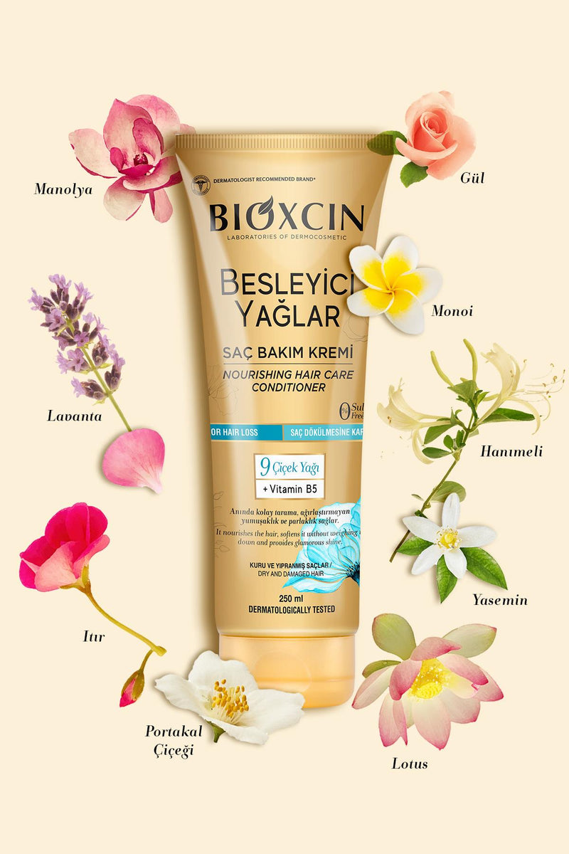 Bioxcin Besleyici Yağlar Saç Bakım Kremi (Kuru ve Yıpranmış Saçlar) 250 ml