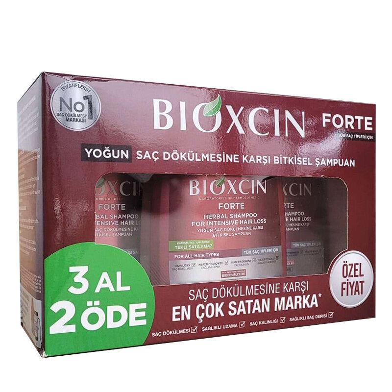 Bioxcin Forte Saç Dökülmesine Karşı 3 Al 2 Öde Bakım Şampuanı 3x300 ml