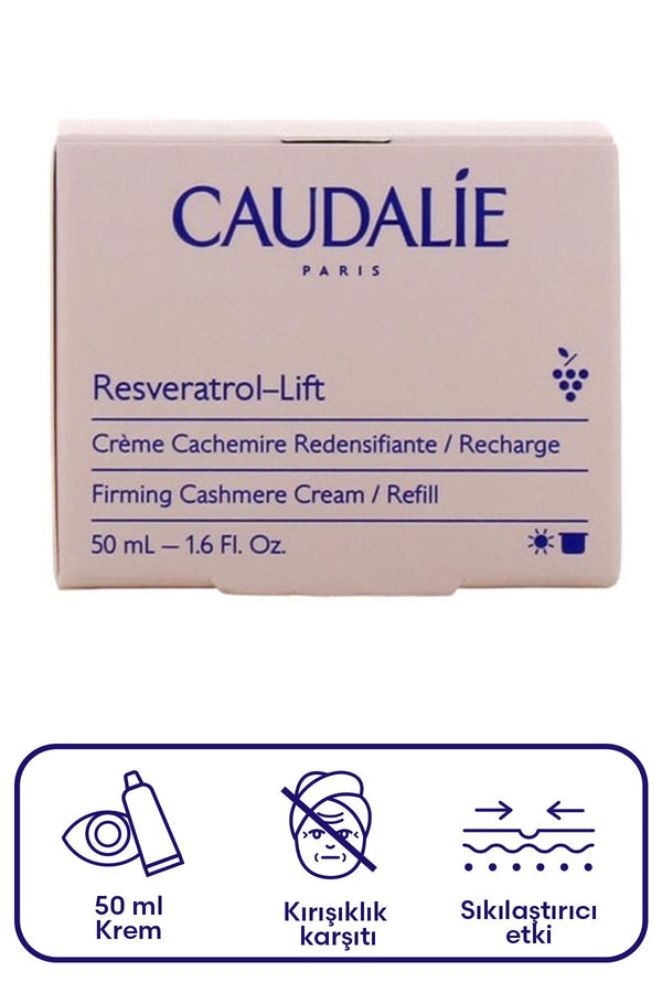 Caudalie Resveratrol Lift Sıkılaştırıcı Kaşmir Krem Refill 50 ml