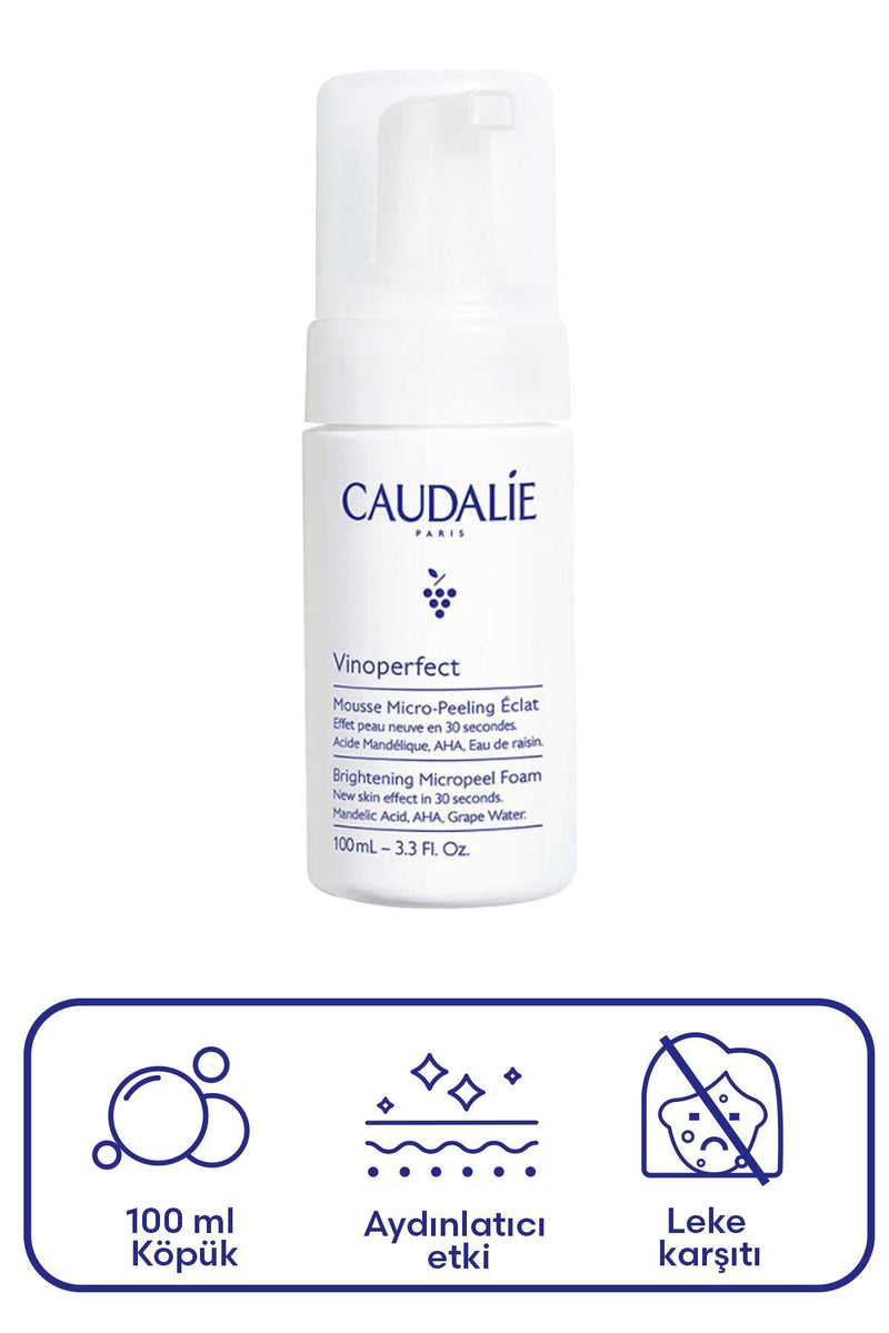 Caudalie Vinoperfect Işıltı Verici Mikro Peeling Temizleme Köpüğü 100 ml