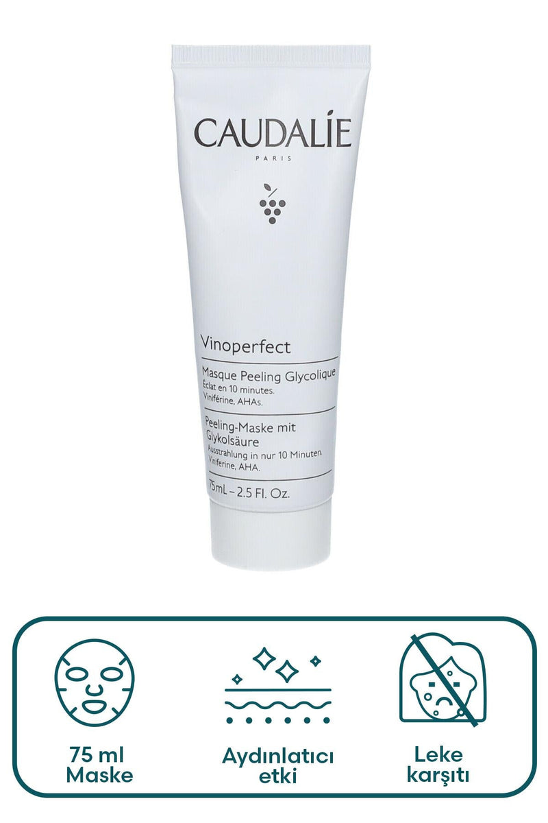 Caudalie Vinoperfect Leke Karşıtı ve Işıltı Verici Glikolik Maske 75 ml