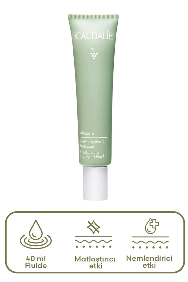 Caudalie Vinopure Matlaştırıcı Fluid Krem 40 ml