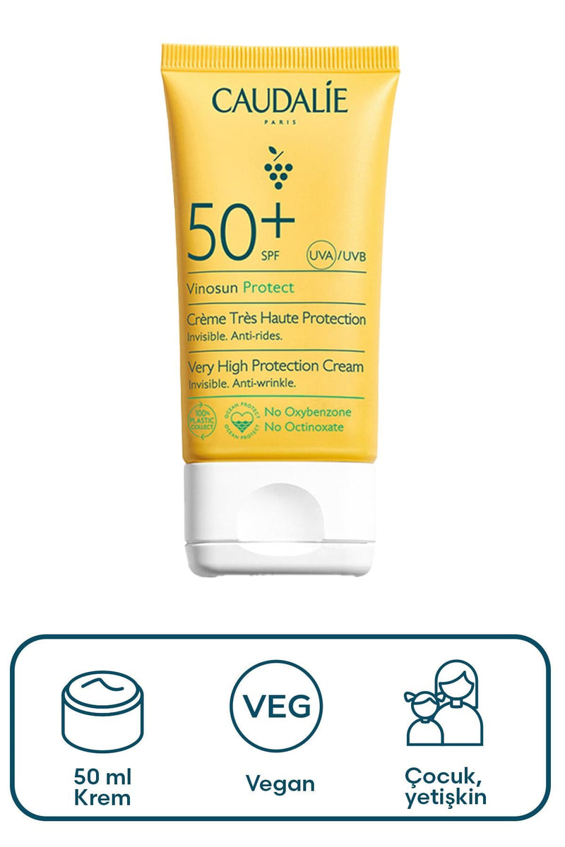 Caudalie Vinosun Protect Spf 50+ Güneş Kremi 50 ml