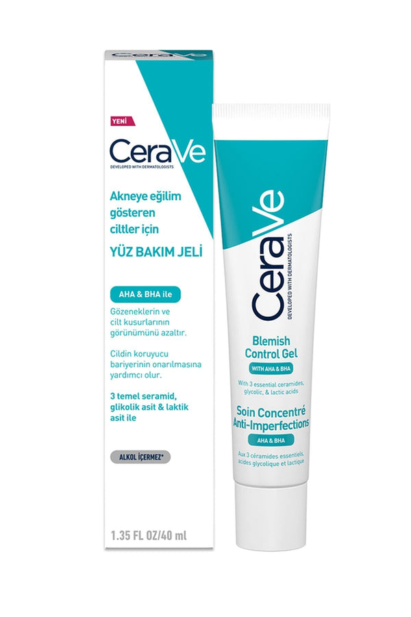 Cerave Akneye Eğilim Gösteren Ciltler için Yüz Bakım Jeli 40 ml