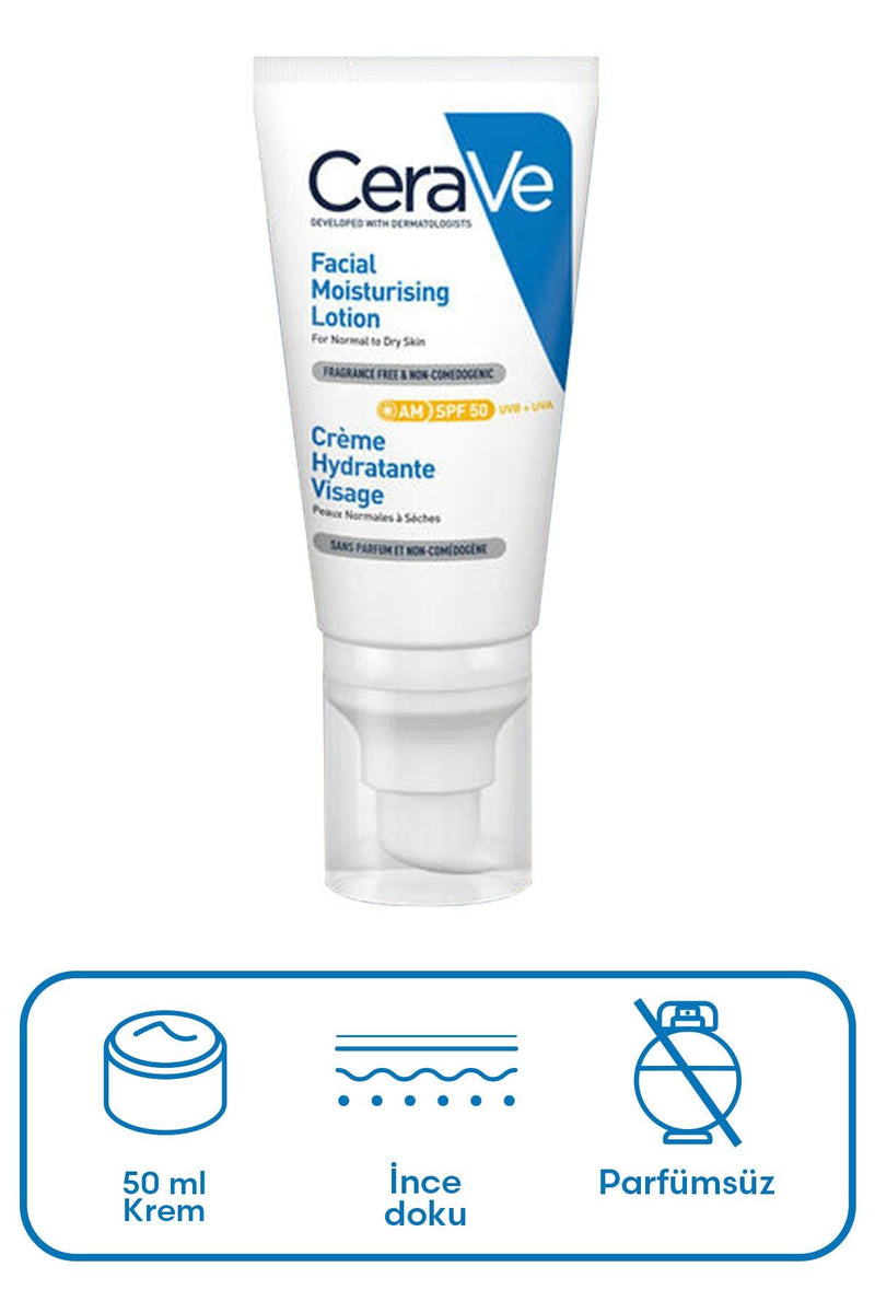 Cerave Yüz Kremi SPF 50 52 ml