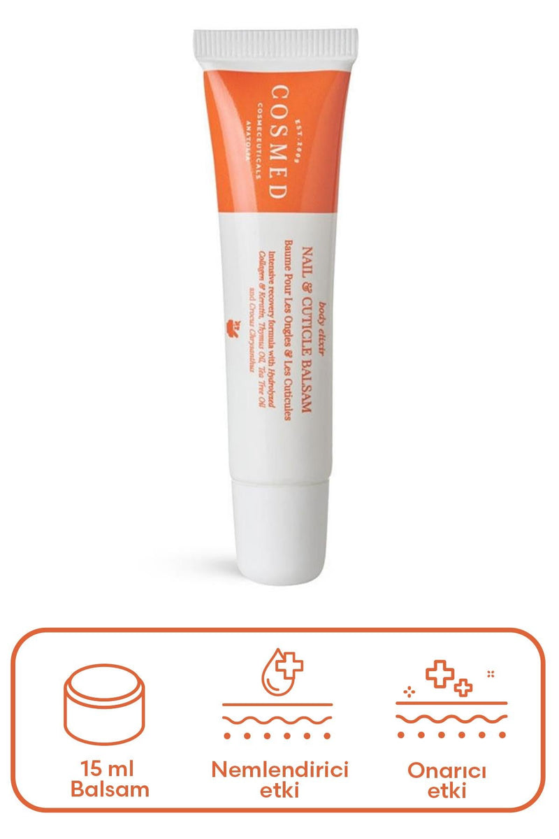 Cosmed Nail Cuticle Balsam Tırnak Bakım Balsamı 15 ml