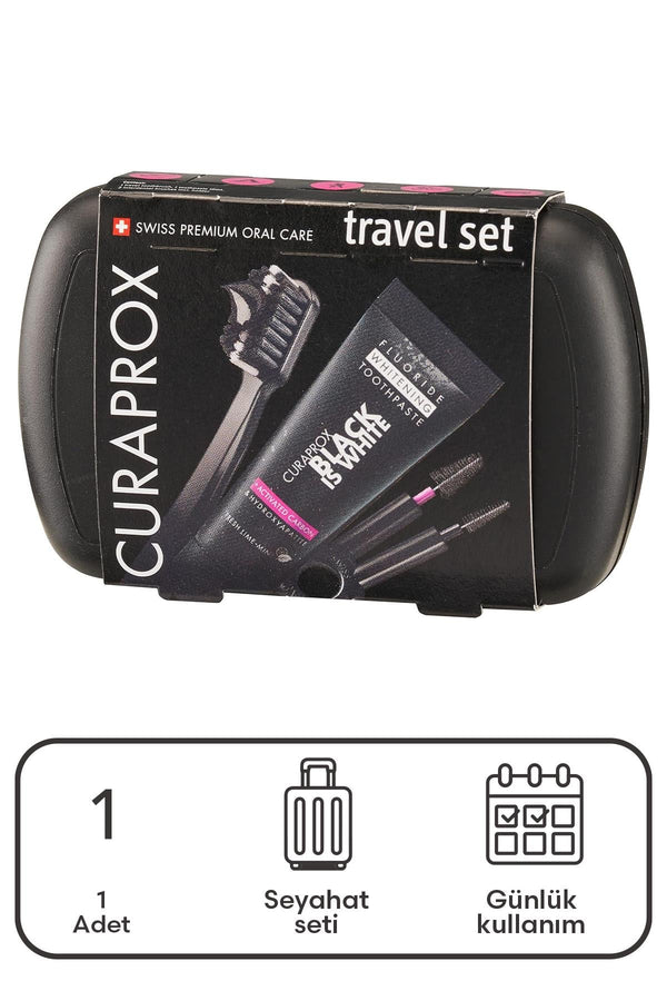 Curaprox Black is White Travel Set 1 Adet