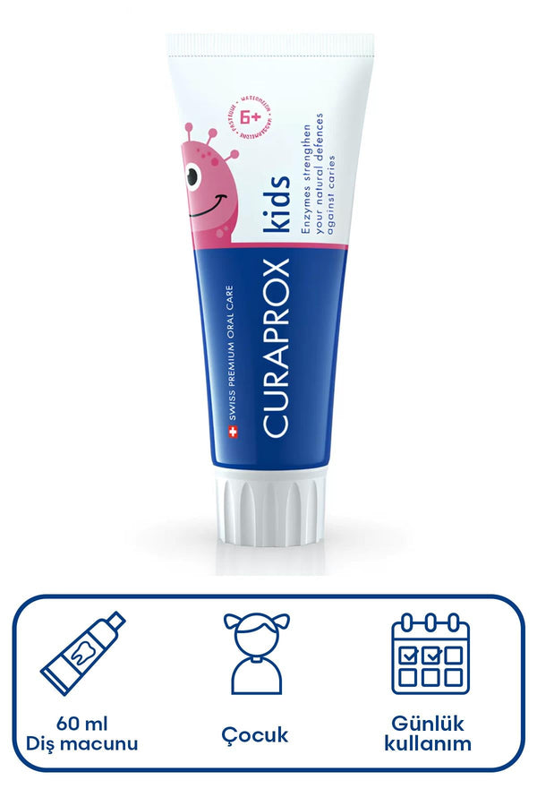 Curaprox Enzycal Kids Diş Macunu Karpuzlu 60 ml