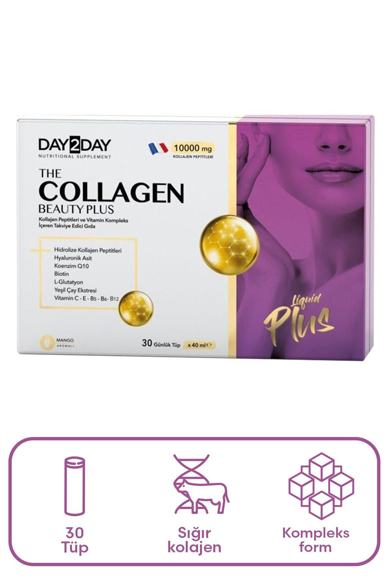 Day2Day The Collagen Beauty Plus Takviye Edici Gıda 40 ml x 30 Adet