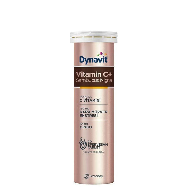 Dynavit Vitamin C+ Sambucus Nigra 20 Efervesan Tablet