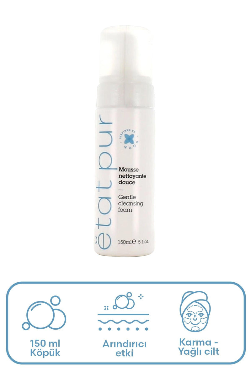 Etat Pur Pure Cleanser Nazik Yüz Makyaj Temizleme Köpüğü 150 ml Karma Yağlı Cilt