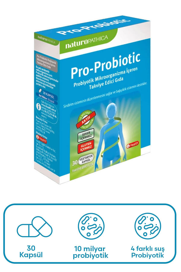 iHealth Pro Probiotic 30 Kapsül Takviye Edici Gıda