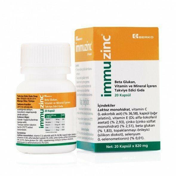 Immuzinc 20 Kapsül