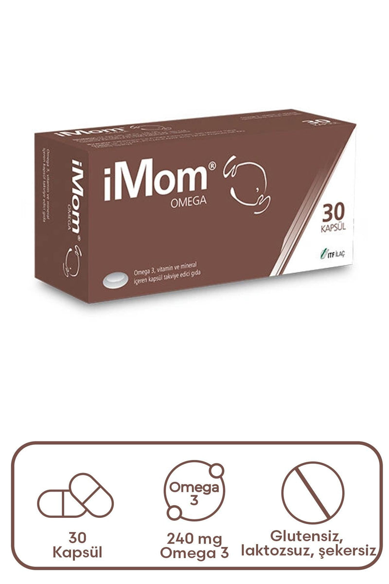 iMom Omega 3 Takviye Edici Gıda 30 Kapsül
