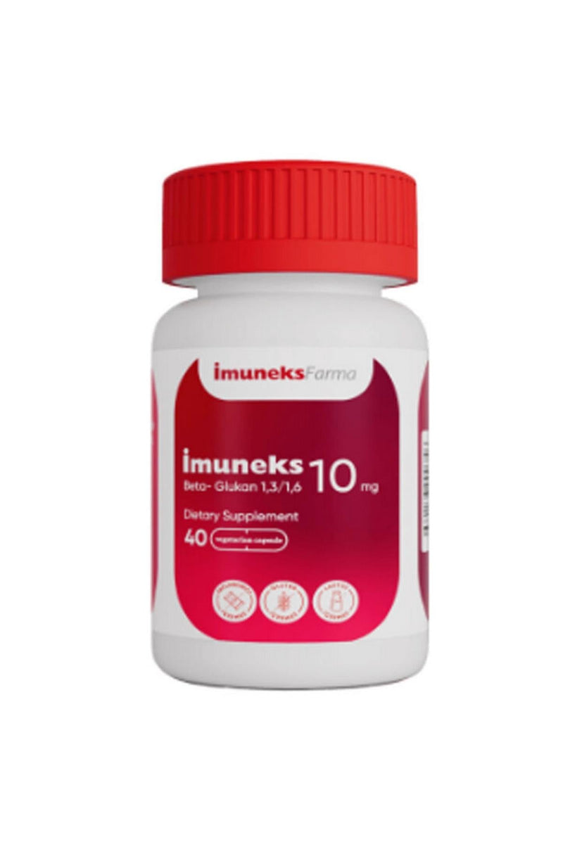 İmuneks Farma 10 Mg Beta Glukan İçeren Takviye Edici Gıda 40 Kapsül