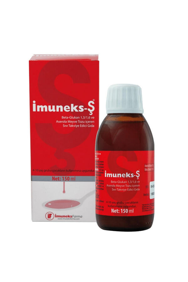 İmuneks Takviye Edici Gıda Şurup 150 ml