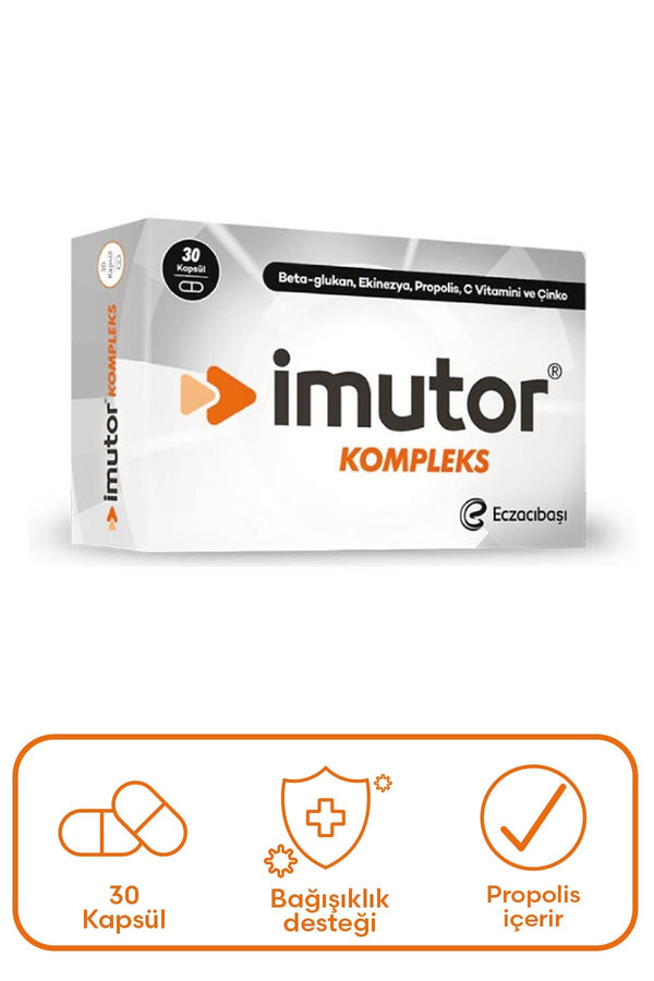 Imutor Kompleks Takviye Edici Gıda 30 Kapsül