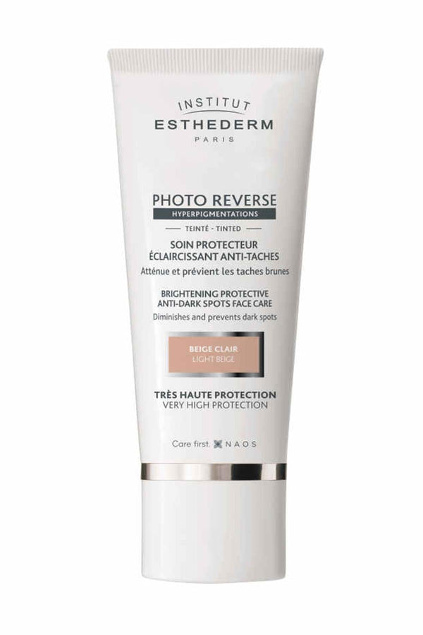 Institut Esthederm Photo Reverse SPF50+ Renkli Güneş Kremi Light Beige 50 ml