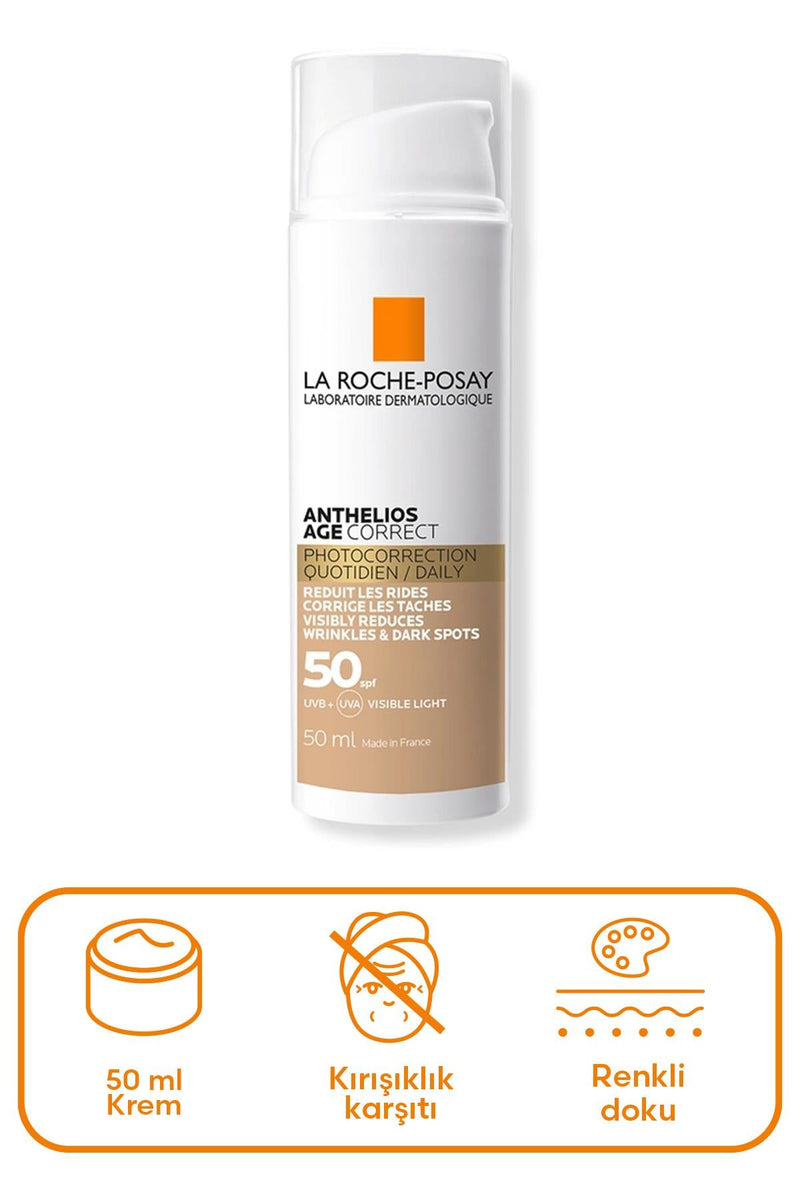 La Roche Posay Anthelios Age Correct SPF 50 Krem 50 ml - Renkli