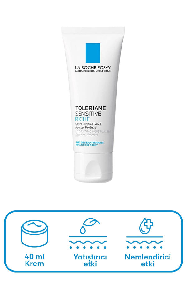 La Roche Posay Toleriane Sensitive Rich Nemlendirici Yüz Kremi 40 ml