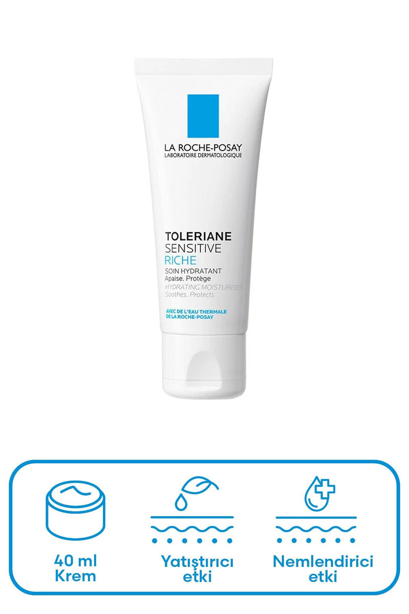 La Roche Posay Toleriane Sensitive Rich Nemlendirici Yüz Kremi 40 ml