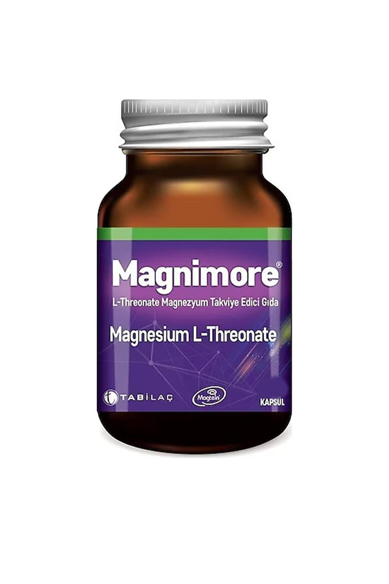 Magnimore L-Threonate Magnezyum Takviye Edici Gıda 60 Kapsül