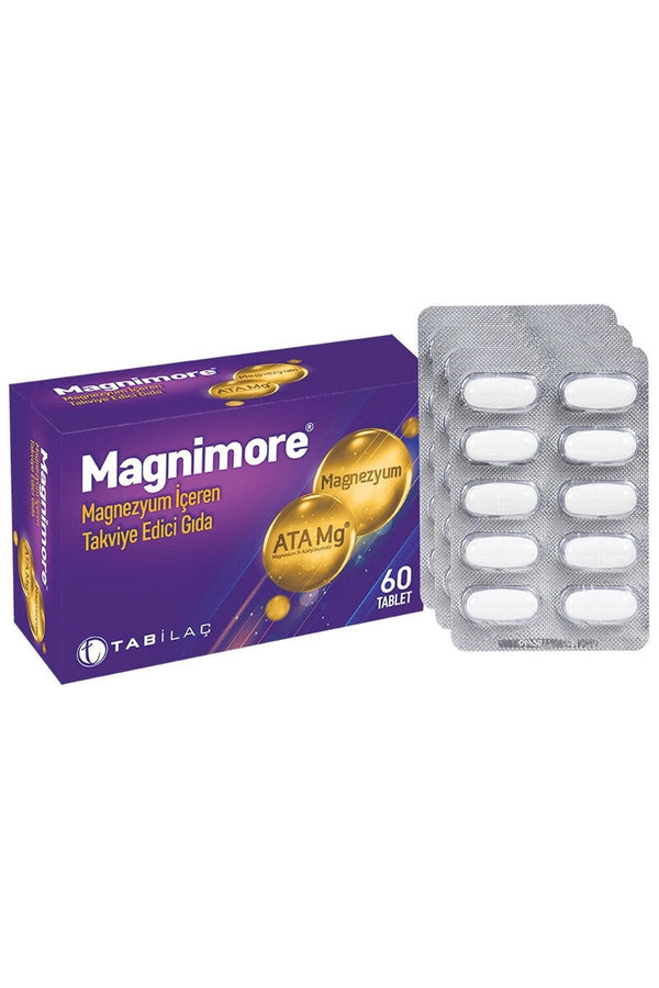 Magnimore Magnezyum İçeren Takviye Edici Gıda 60 Tablet