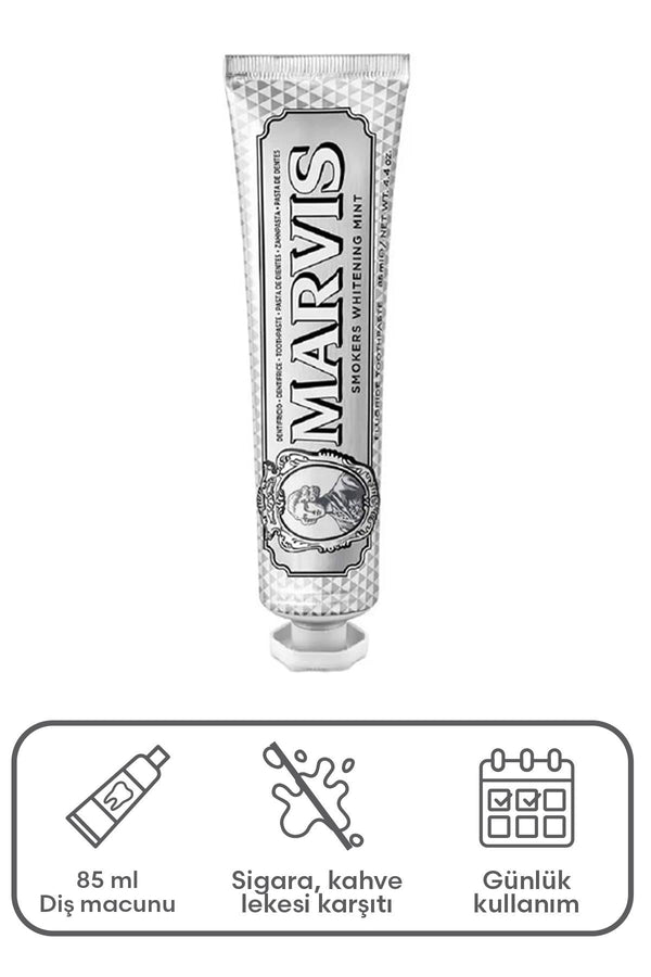 Marvis Smokers Whitening Mint Diş Macunu 85 ml