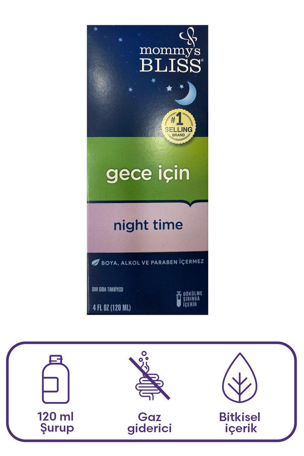Mommys Bliss Gece Gaz Damlası Takviye Edici Gıda 120 ml