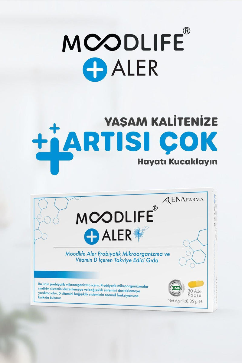 Moodlife Aler Probiyotik D Vitamin 30 Kapsül