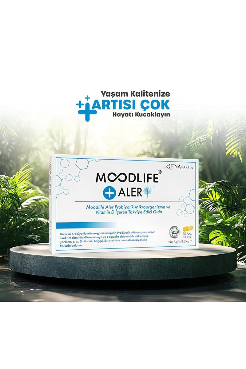 Moodlife Aler Probiyotik D Vitamin 30 Kapsül