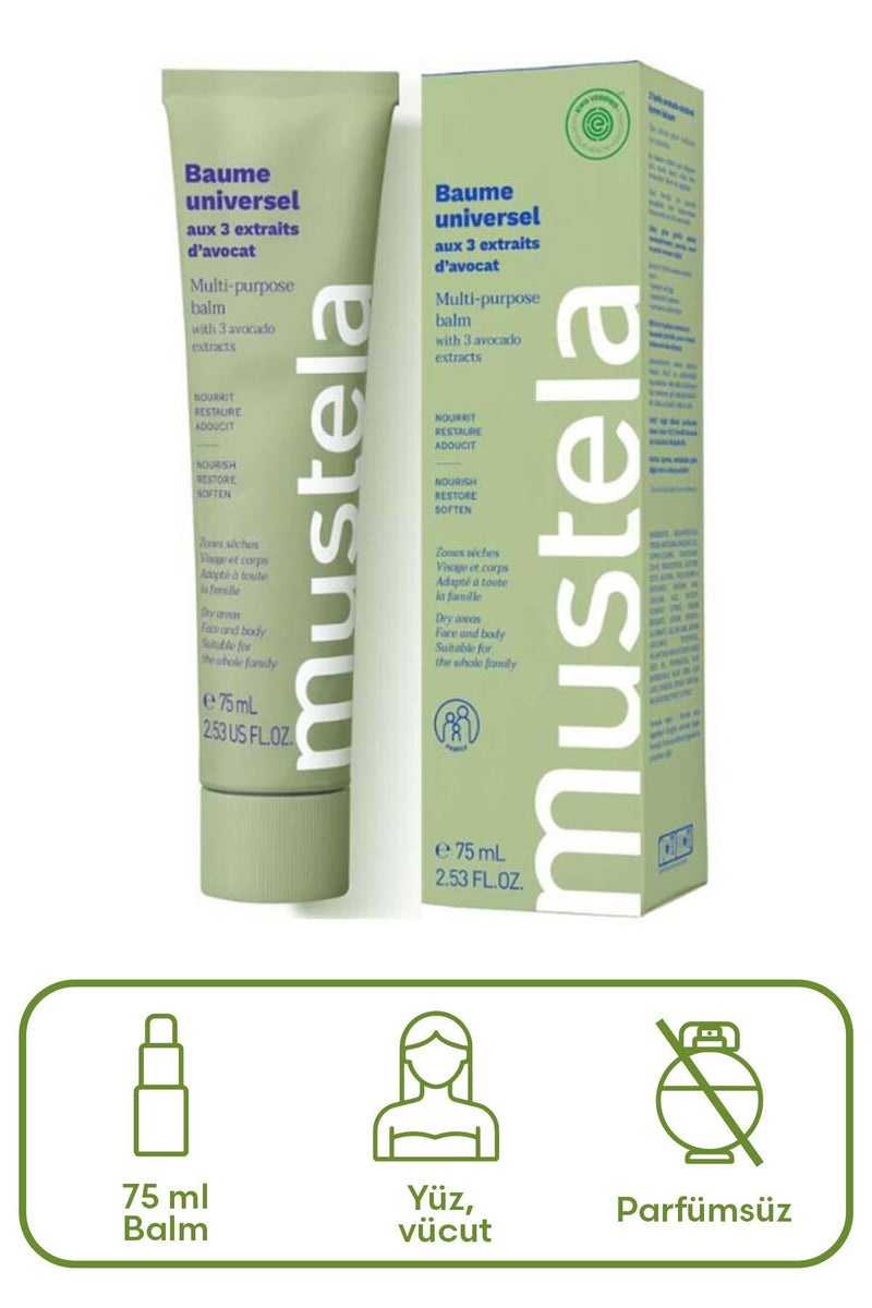 Mustela 3 Etkili Avokado Balsam 75 ml