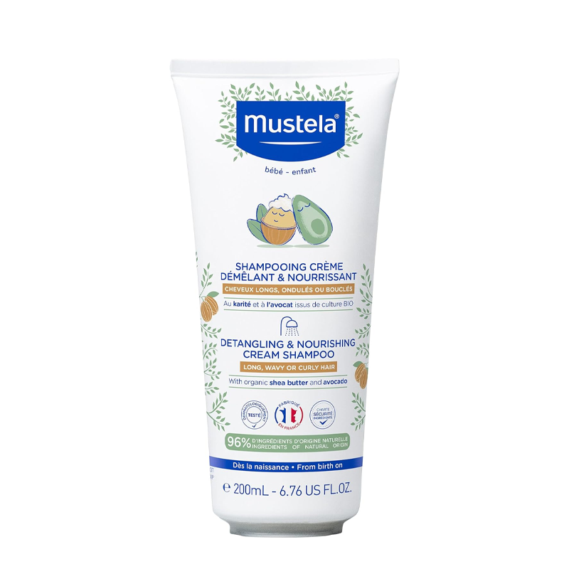 Mustela Detangling & Nourishing Cream Shampoo ( Kolay Tarama Sağlayan Şampuan ) 200 ml
