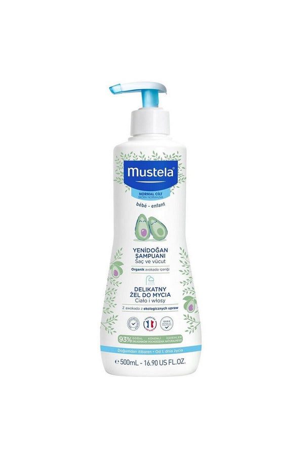 Mustela Gentle Cleansing Gel Yenidoğan Şampuanı 500 ml