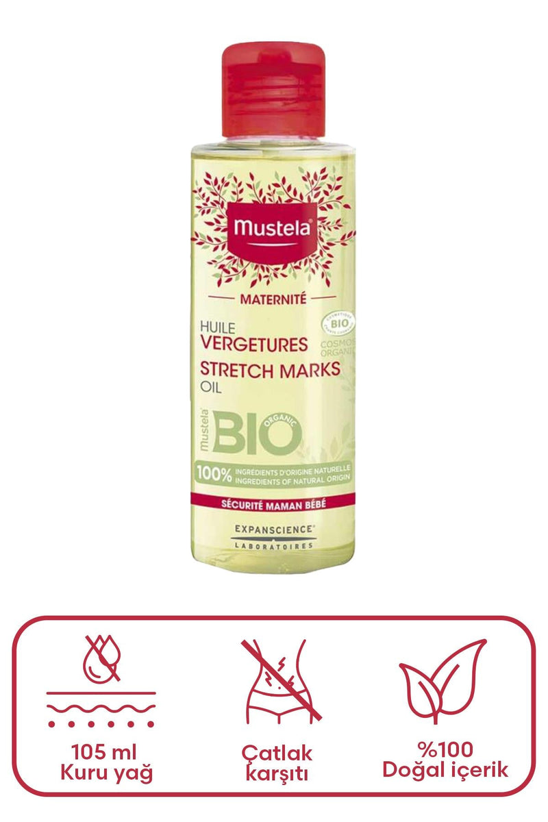 Mustela Maternite Stretch Marks Prevention Çatlak Yağı 105 ml