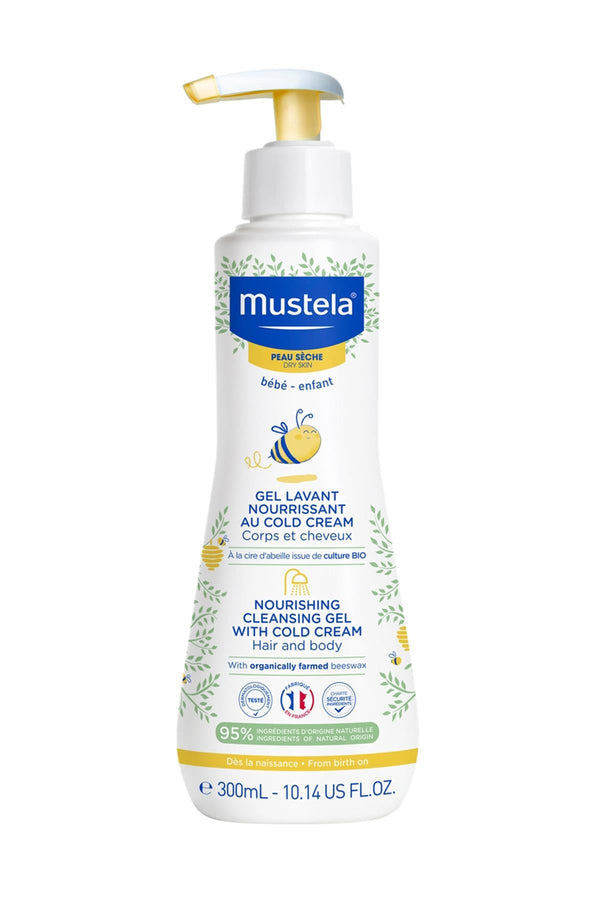Mustela Nourishing Cleansing Gel With Cold Gel Besleyici Şampuan 300 ml