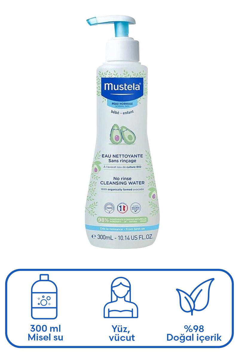 Mustela Physiobebe Durulama Gerektirmeyen Temizleyici Sıvı 300 ml