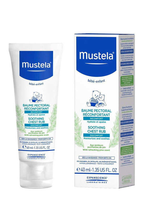 Mustela Soothing Chest Rub (Rahatlatıcı Göğüs Balsamı) 40 ml