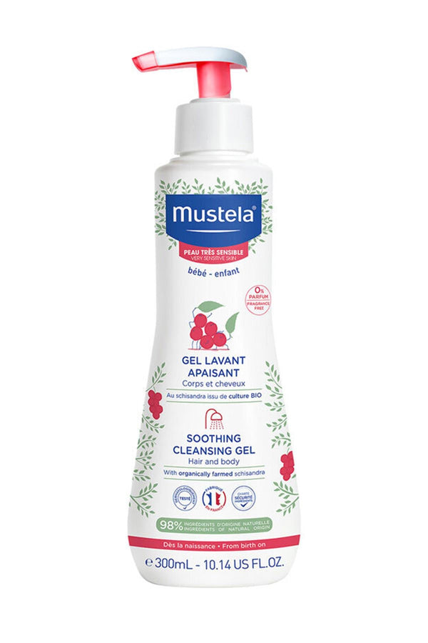 Mustela Soothing Çok Hassas Ciltler için Bebek Şampuanı 300 ml