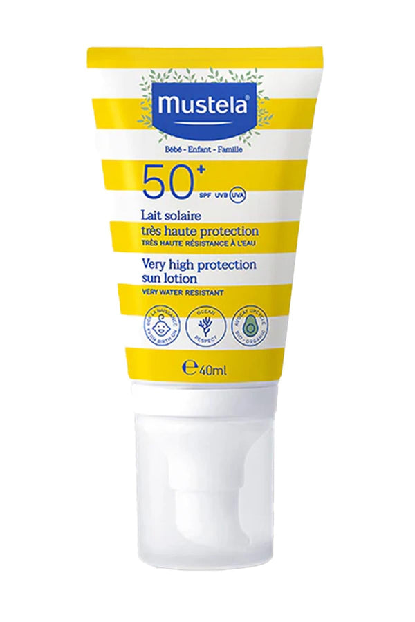 Mustela SPF 50+ Çok Yüksek Koruma Faktörlü Güneş Losyonu 40 ml